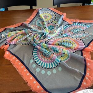 Vera Bradley Large Square “Medallions” Scarf